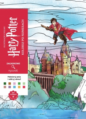 Harry Potter. Zagadkowe rysunki. Koloruj po numerach - Opracowanie zbiorowe