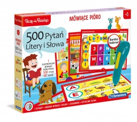 Clementoni, Mówiące Pióro 500 pytań - Litery i Słowa (50655)