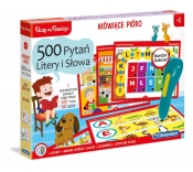 Clementoni, Mówiące Pióro 500 pytań - Litery i Słowa (50655)