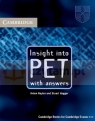 Insight into PET SB with answ