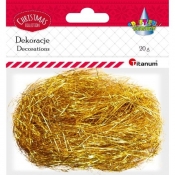 Dekoracje - włosy anielskie złote (389727)