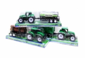 Traktor z przyczepą