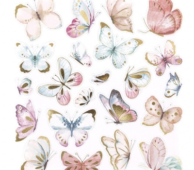 Naklejki boho butterflies 22szt