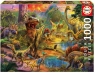 Puzzle 1000 elementów Dinozaury (17655) od 12 lat