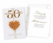 Karnet rocznica ślubu