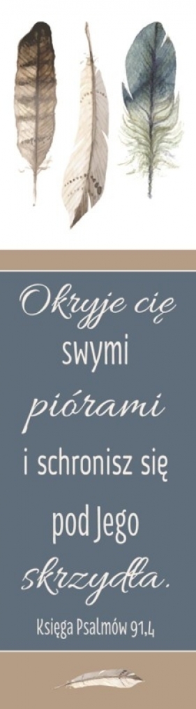 Zakładka Duża (7) - Okryję Cię Swymi Piórami (SZZ/007)