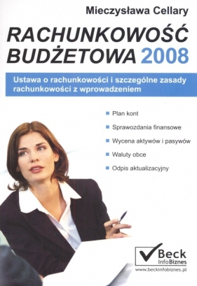 Rachunkowość budżetowa 2008 - Cellary Mieczysława
