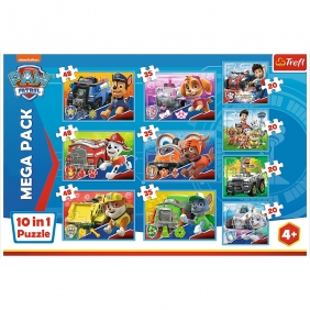 Puzzle 10w1: Ekipa Psiego Patrolu (90355)