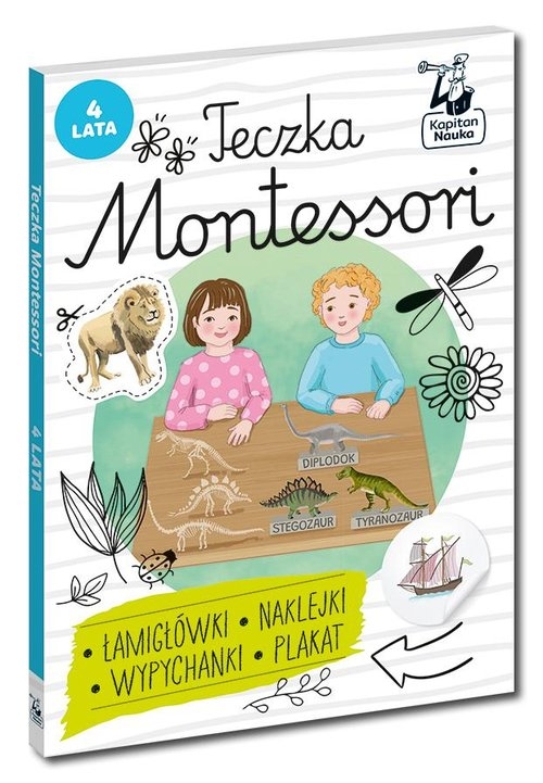 Teczka Montessori 4 lata Kapitan Nauka