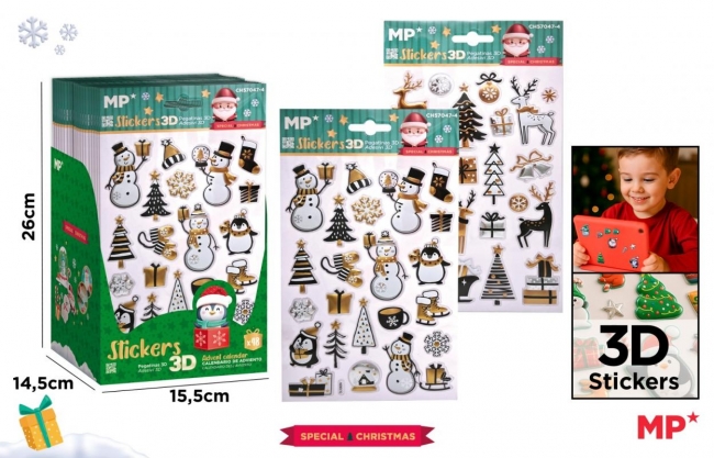 <img src='https://webimage.pl/pics/553/5/d8435721035062.jpg' style='height:440px' /> Naklejki świąteczne Boże Narodzenie 3D MIX