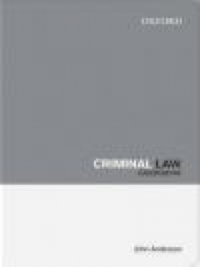 Criminal Law Guidebook John Anderson, J. Anderson