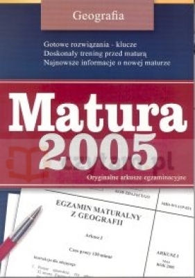 Matura 2005 Geografia