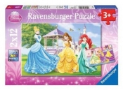 Puzzle Disney Księżniczki w ogrodzie 2X12 (075553)