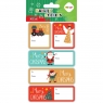 Naklejki Happy Color Effect-Merry Xmas Tag, 10x20cm