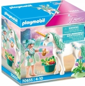 Playmobil Fairies: Wróżka karmiąca jednorożca (70655)