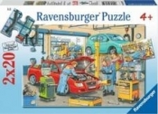 Puzzle 2x24 Warsztat samochodowy i stacja benzynowa (088553)