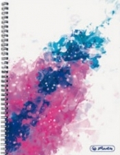 Brulion S70 A4 kratka splash pink 003327