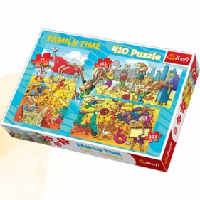 Siatkówka - Puzzle Family Time - 410 elementów (12055)