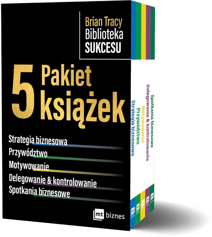 Pakiet: Biblioteka Sukcesu - Pakiet A. Strategia biznesowa / Przywództwo / Motywowanie / Delegowanie&Kontrolowanie / Spotkania biznesowe