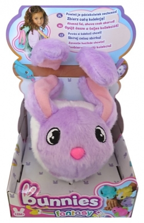 Bunnies Króliczek Fantasy fioletowo-biały (96455)