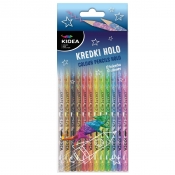 Kidea - Kredki Holo, 12 kolorów