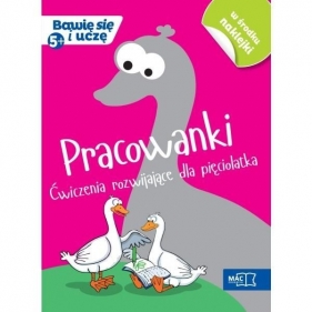 Pracowanki. ćwiczenia rozwijajace dla pięciolatka - Wiesława Żaba-Żabińska, Małgorzata Kwaśniewska