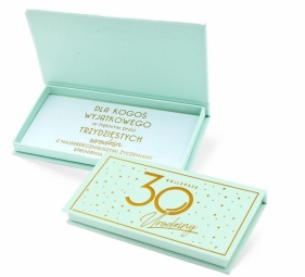 Pudełko ozdobne na banknoty Urodziny 30 Elite