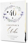 Karnet B6 Urodziny 40