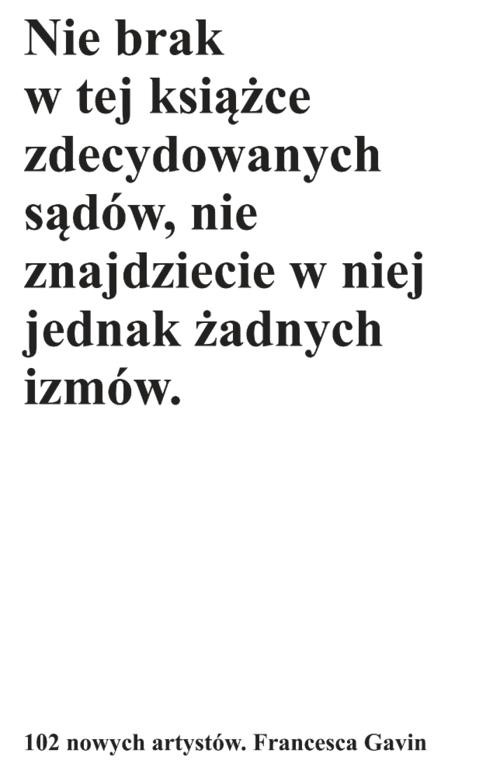 102 nowych artystów