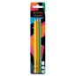 Ołówek HB, 3 szt. - Neon Art