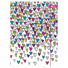 Happy Color, Teczka kartonowa z gumką 24x31cm - My Love