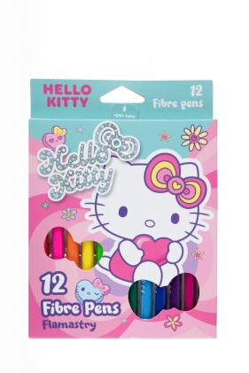 Coolpack, Flamastry brokatowe Hello Kitty - Pink 1, 12 szt (10555PTR)