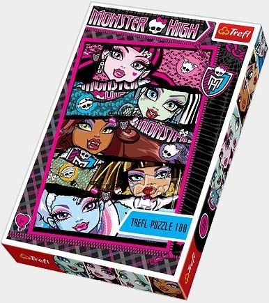 Monster High - Upiorne Studentki. Puzzle 100 elementów (16203)