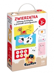 CzuCzu: Zwierzątka. Zabawy kreatywne z pisakiem zmazywakiem (Uszkodzone opakowanie)