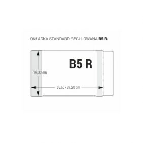 Okładka Biurfol B5R B5 253 mm x 356-372 mm (OZB-45)