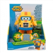 Super Wings: Figurka transformująca z samolotu w robota - Poppa Wheel