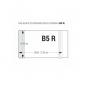 Okładka Biurfol B5R B5 253 mm x 356-372 mm (OZB-45)