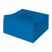Kostka papierowa Protos Origami - niebieski ciemny 84 mm x 84 mm x 70 mm