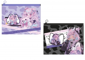 Teczka z suwakiem B5 Manga Pink Fantasy, 1 szt