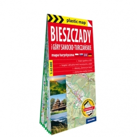 Bieszczady i Góry Sanocko-Turczańskie mapa turystyczna 1:65 000