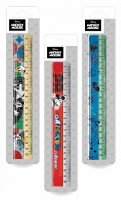 Linijka 20 cm mix 3 wzorów Disney fashion Mickey Mouse mix