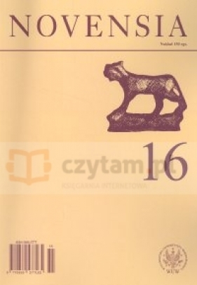 Novensia Tom 16 - Dyczka Piotr<br />