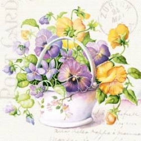 Serwetki SDL250000 Flower Letter