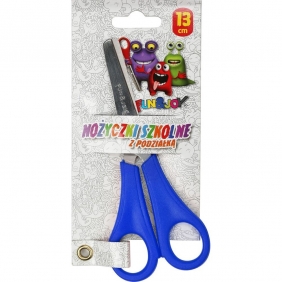 Nożyczki szkolne Fun&Joy z podziałką, 13cm (FJS1002)