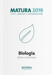 Biologia Matura 2019 Testy i arkusze Zakres rozszerzony - Michalik Anna, Tyc Anna, Kulpiński Kamil