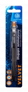 Długopis automatyczny Velvet 0.7 mm Astra Pen z ergonomicznym uchwytem, blister 1 szt.