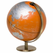 Globus podświetlany - Orange Globe Light 25cm