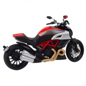 Motocykl metalowy ze światłem i dźwiękim 1:12