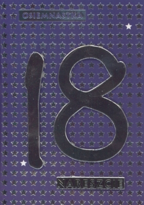 Karnet 18 urodziny niebieski DK-357 - PP1397