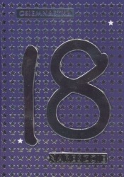 Karnet 18 urodziny niebieski DK-357